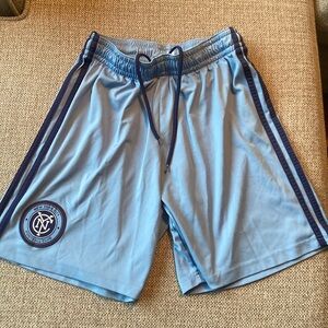 Men’s Adidas Climalite NYCFC Soccer Shorts - Size M